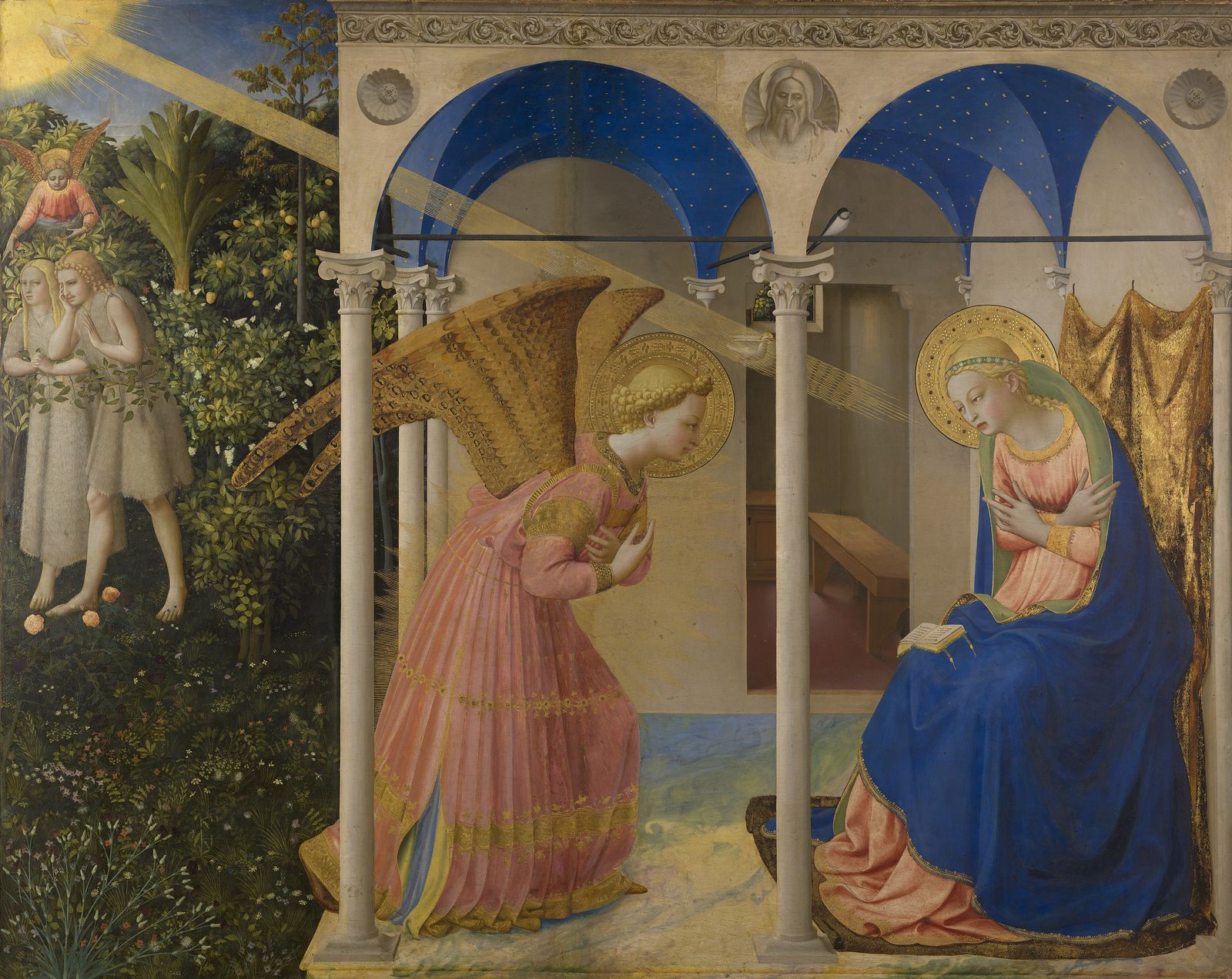 Fra Angelico, The Annunciation, 1425–26 · Museo del Prado, Madrid