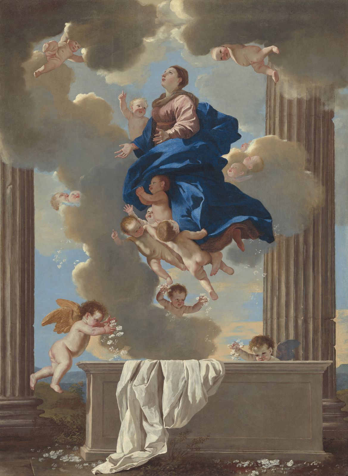 Nicolas Poussin, The Assumption of the Virgin, c. 1630–32 · National Gallery of Art, Washington