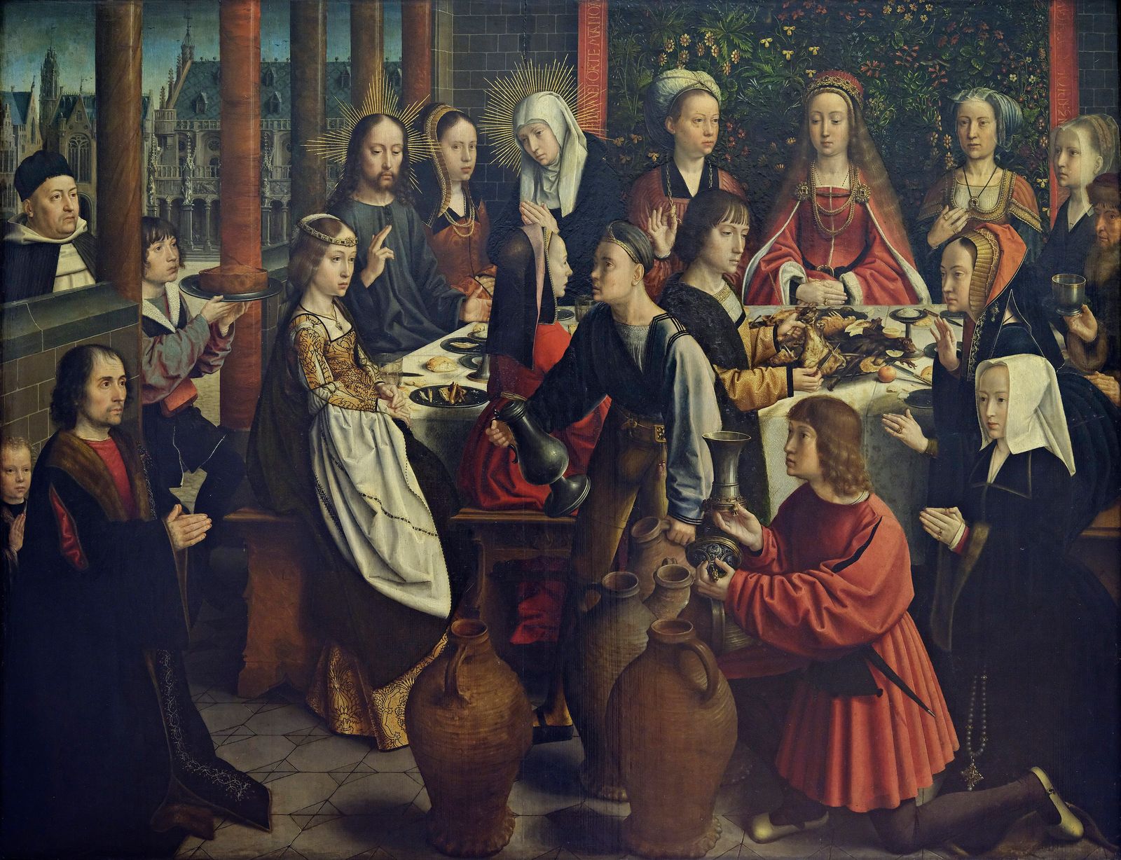 Gerard David, The Marriage at Cana, 1500–1510 · Musée du Louvre, Paris