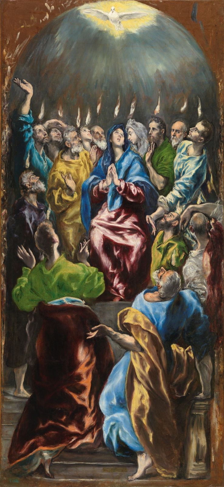 El Greco, Pentecost, c. 1600 · Museo del Prado, Madrid