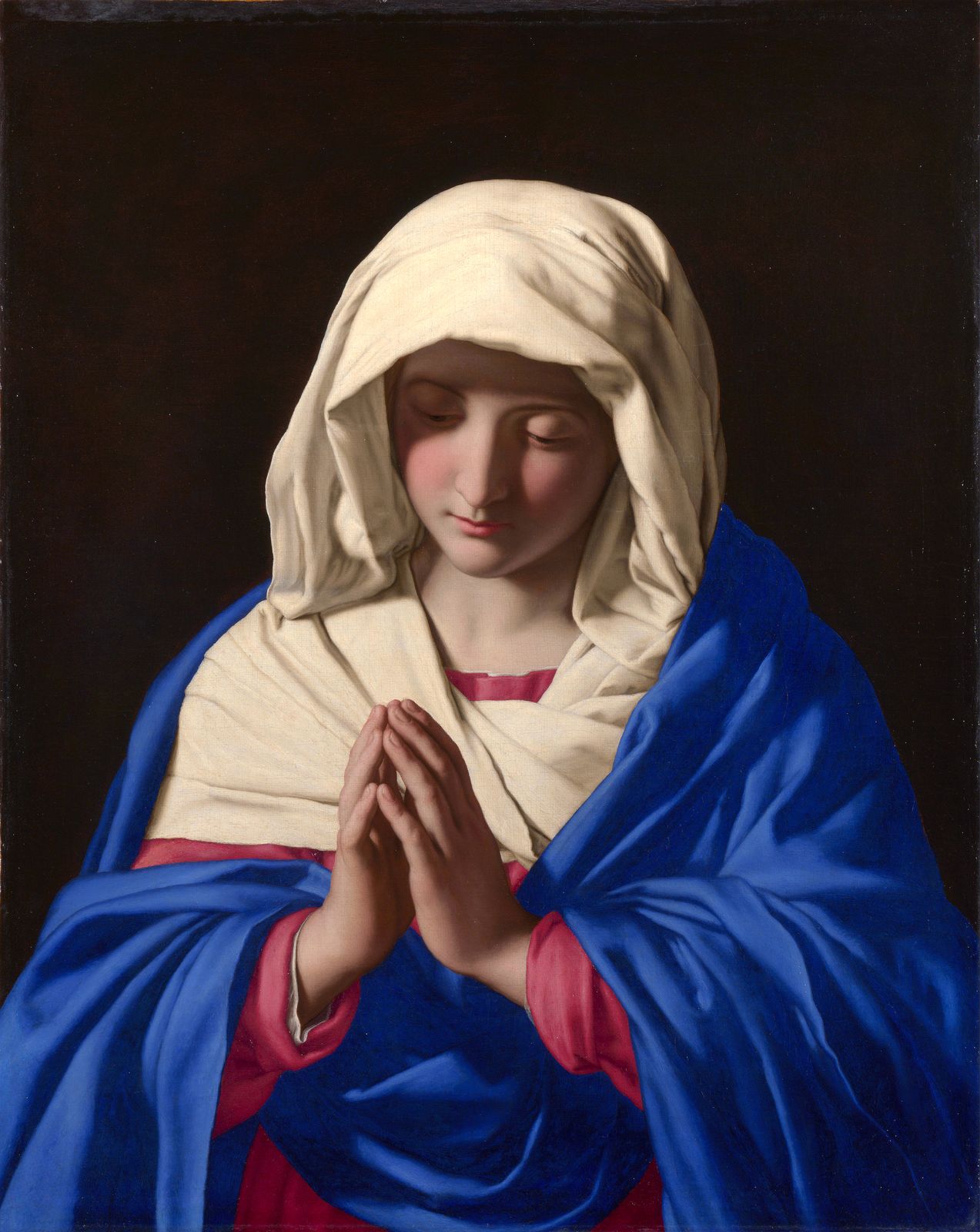 Sassoferrato, The Virgin in Prayer, 1640–50 · The National Gallery, London